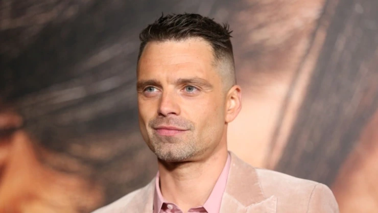 Sebastian Stan como Donald Trump para la película El Aprendiz