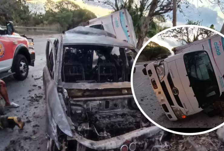 ¡Precaución! Se registra accidente en Arco Norte en Cancún HOY 1 de abril