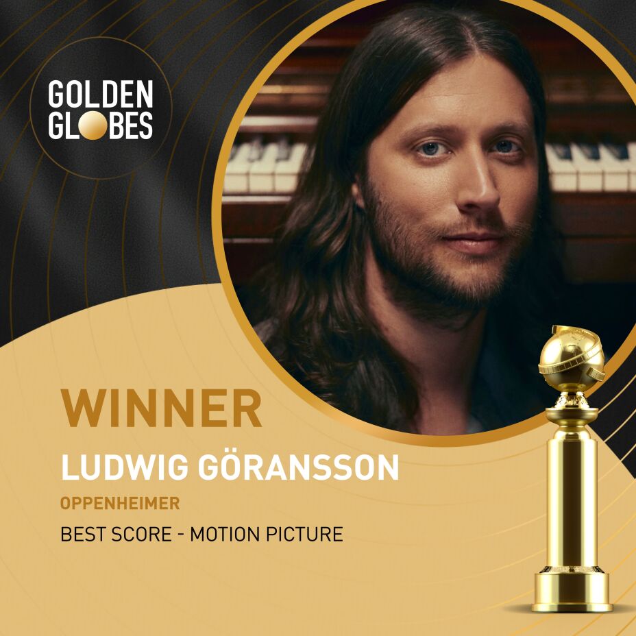 Ludwig Göransson gana los Globos de Oro 2024 por Mejor banda sonora