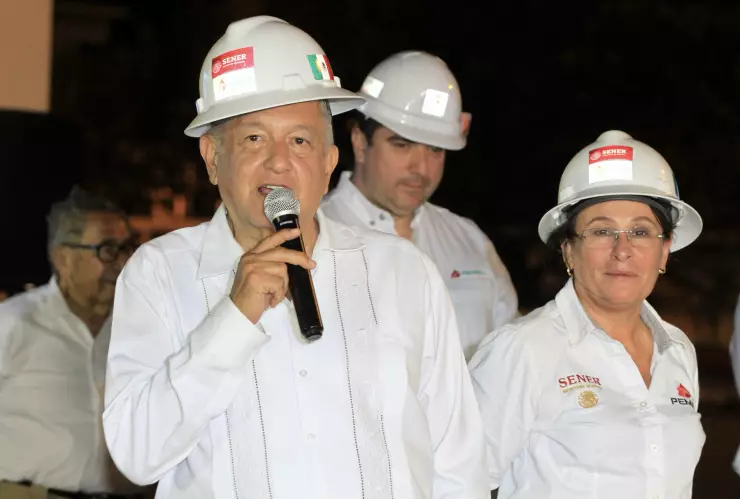 López Obrador visitó Dos Bocas en Tabasco