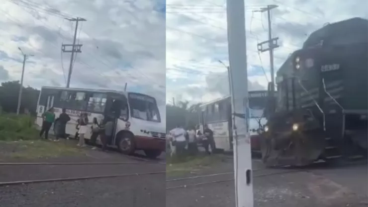 autobús y tren en Veracruz