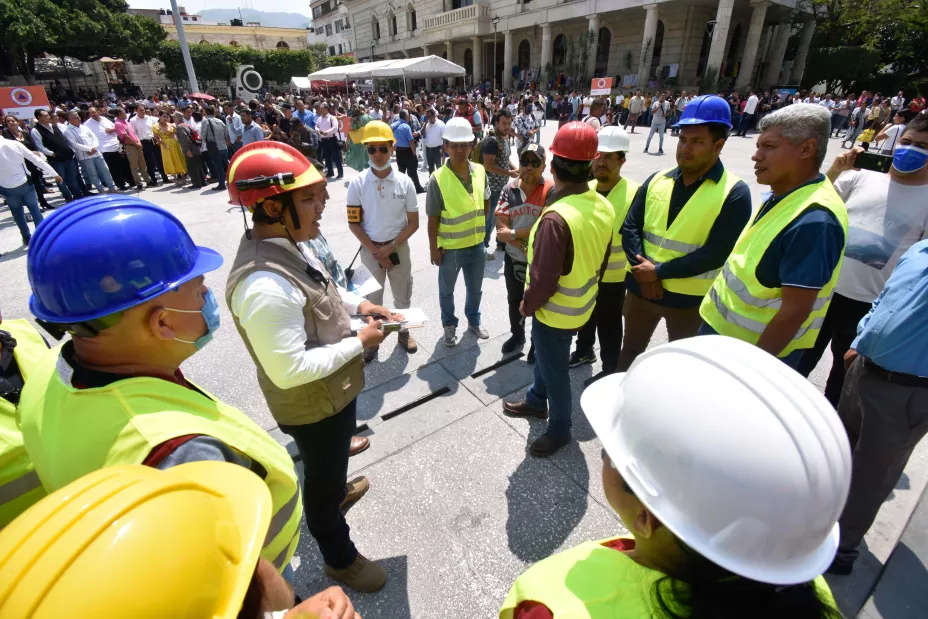 Durante la participación en el simulacro nacional de sismo, el ayuntamiento de Chilpancingo reflejó limitaciones que ya se habían observado en ocasiones anteriores; no hubo energía eléctrica en las alarmas, no todas las oficinas escucharon la alerta sísmica y carece de rampas de emergencia para discapacitados. La evacuación del inmueble se desarrolló en aproximadamente un minuto con 45 segundos, aunque la liberación total del inmueble fue de 4 minutos con 45 segundos.