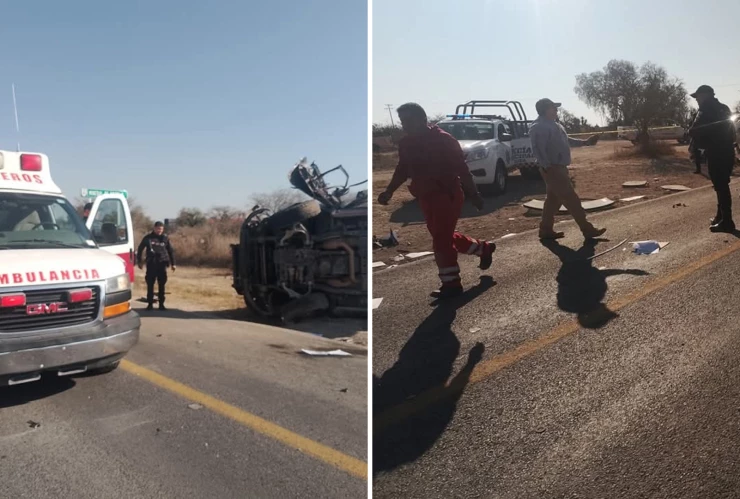Volcadura de patrulla en San Luis de la Paz deja personas muertas, 6 de febrero de 2025.png