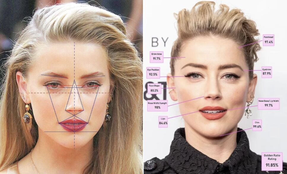 El rostro de Amber Heard