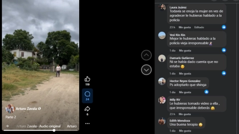 Usuarios-critican-a-mujer-por-no-notar-que-su-bebé-estaba-en-la-calle-en-Oaxaca