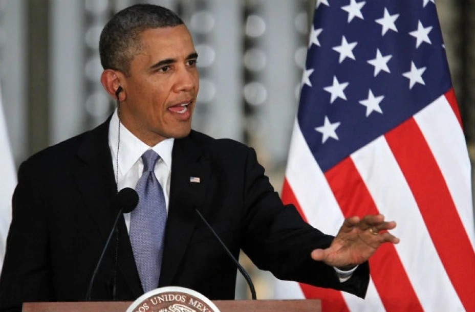 Obama se reunió con jóvenes mexicanos en el Museo de Antropología