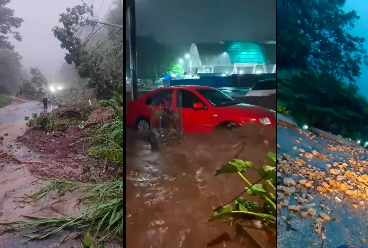 Lluvias intensas causan afectaciones en los municipios de Rayón, Pantepec y Tapilula en Chiapas