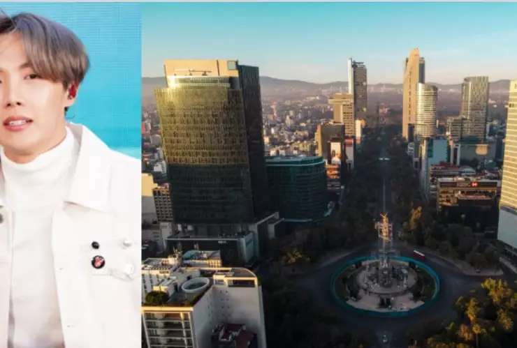 Army de BTS  logra que una de las torres más grandes de la CDMX se ilumine por el cumpleaños de J-Hope