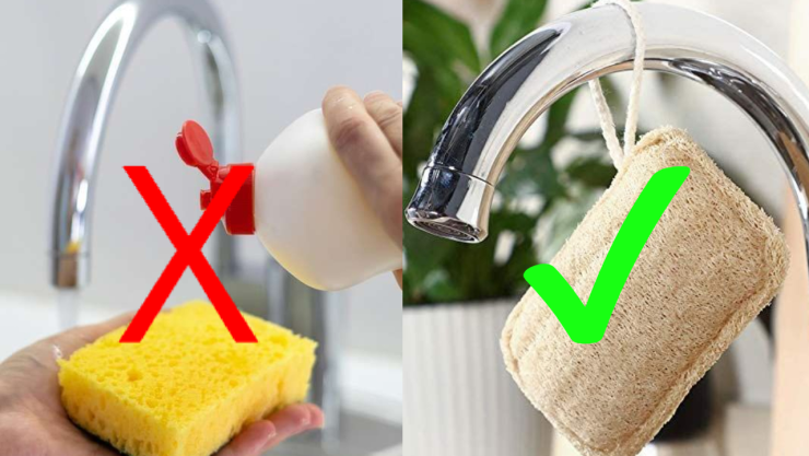 El material que reemplaza por completo la esponja de cocina para lavar los trastes: es más saludable