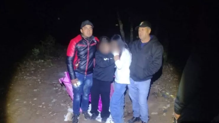 Cerro del Gentil, punto donde fueron localizadas las menores la mañana del domingo