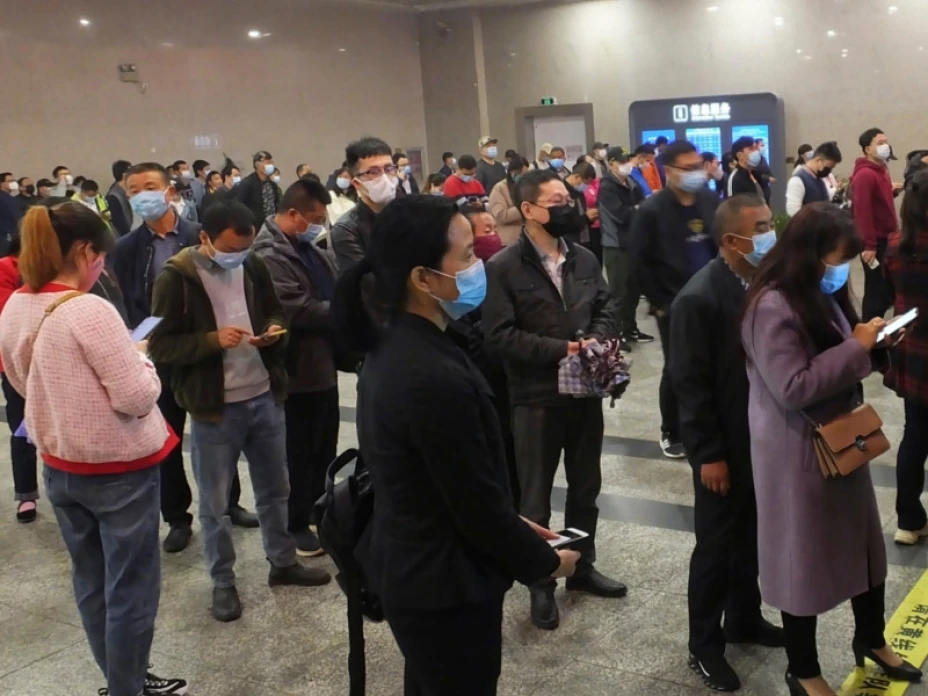 China, regreso laboral
