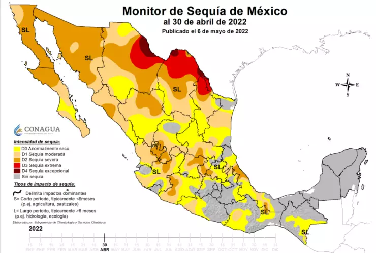 sequ&iacute;a conagua