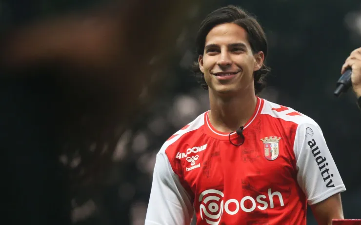 Diego Lainez con el Braga de Portugal