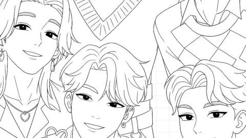 Plantilla Baby Saja para imprimir y colorear