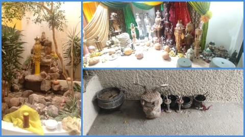 Vecinos denunciaron que en la casa maltrataban animales.