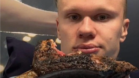 Erling Haaland consume 6 mil calorías al día