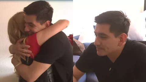 Otoniel Martínez reflexiona con lágrimas por las personas que viven sin agua y no pueden salir del reto