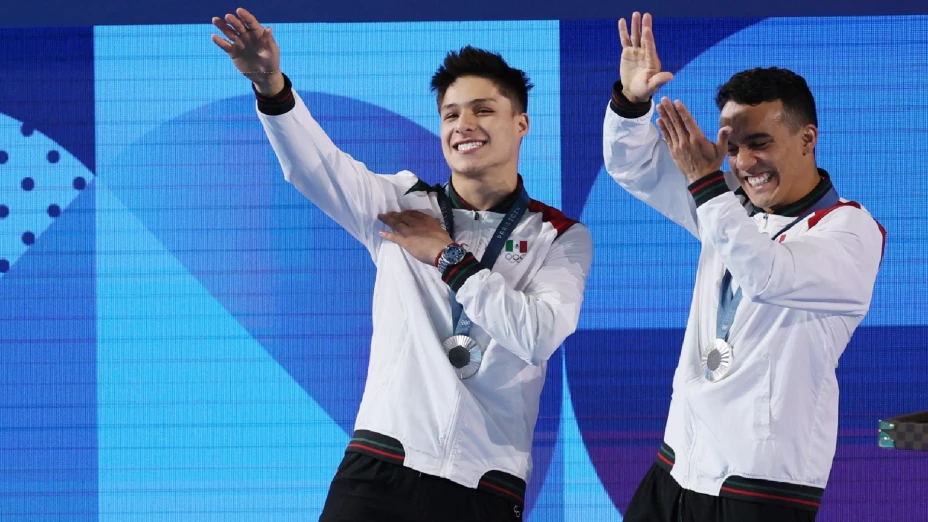 Osmar Olvera y Juan Manuel clavados París 2024