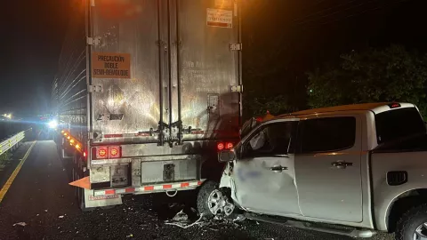 Choque en la carretera Mazatlán- Tepic
