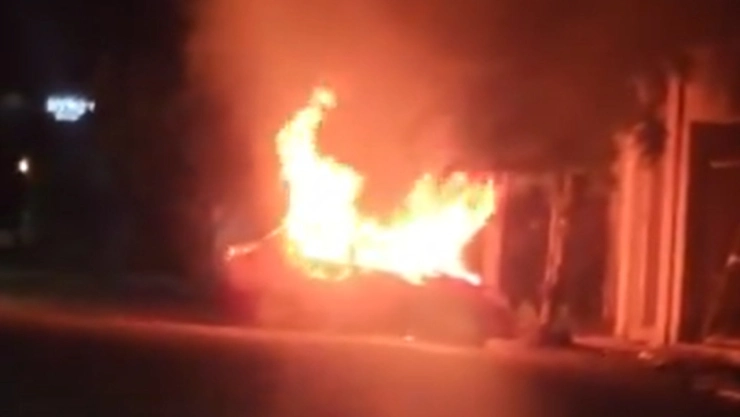 Incendios de autos en sectores de Culiacán, Sinaloa.