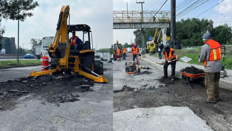 Edomex: ¿Cuándo y en qué horarios harán los trabajos de bacheo en Periférico Norte?