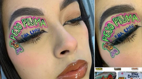 maquillaje de peso pluma