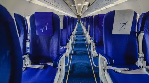 Partes del avión donde se siente menos turbulancia