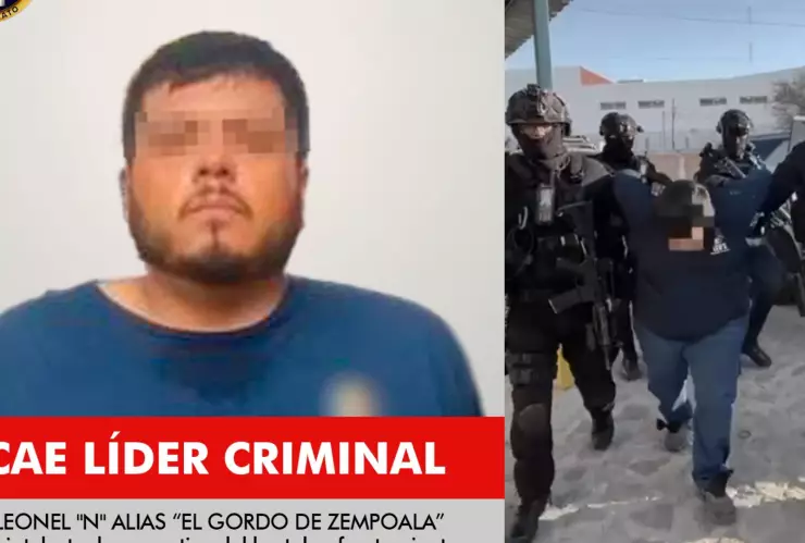 Detienen a Leonel ‘N’, alias “El Gordo de Zempoala”