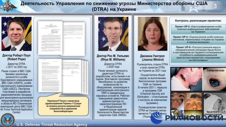 Ucrania patógenos laboratorios biológicos EU