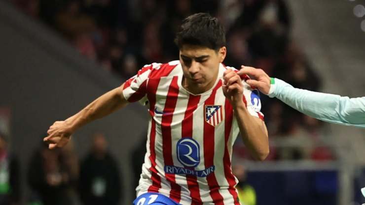 Obed Vargas podría ver minutos en el encuentro del Atlético de Madrid en LaLiga