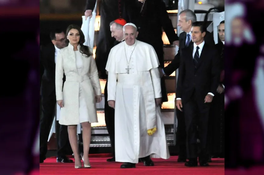 famosos con el papa francisco