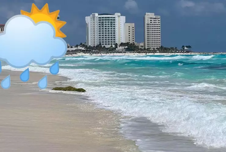 ¡No guardes el paraguas! La vaguada monzónica seguirá afectando; aquí el clima en Cancún HOY 13 de junio