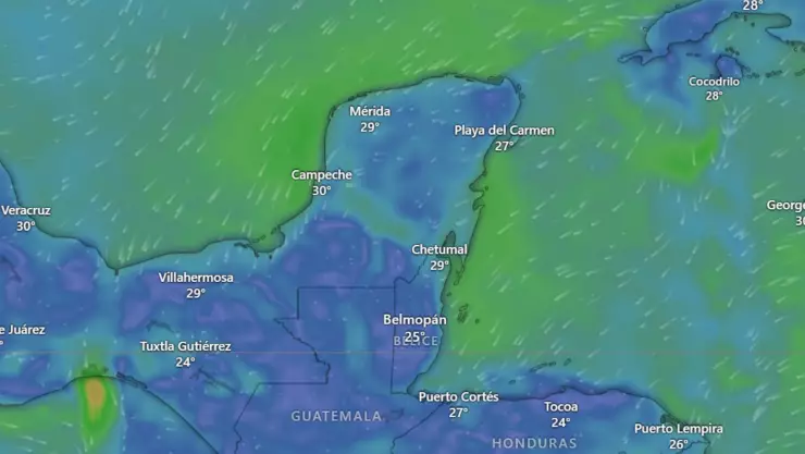 Clima hoy en Yucatán Continuarán las lluvias este domingo 25 de agosto de 2024