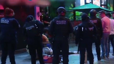 riña en bar de la Juárez