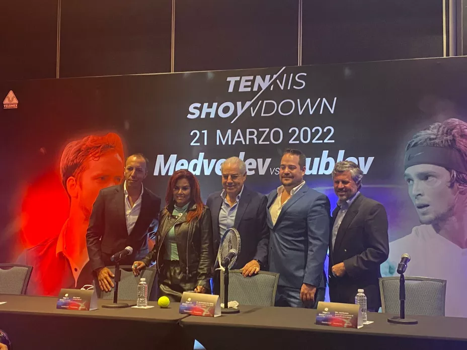 Medvédev vs Rublev partido en México