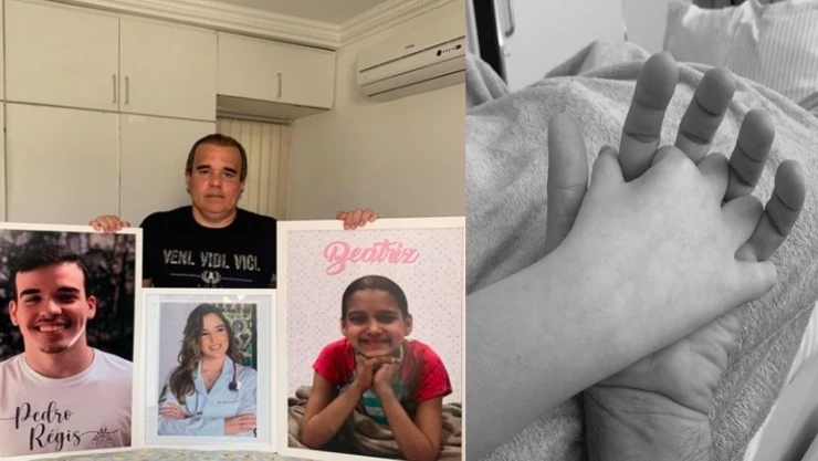 Hombre pierde a sus hijos por una enfermedad