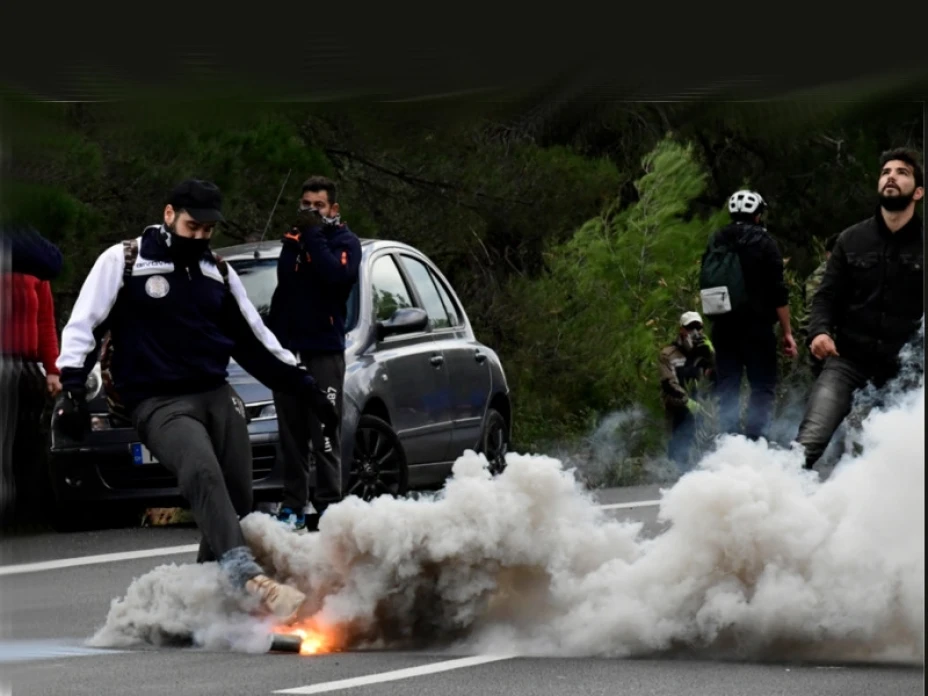 Protestas en Grecia