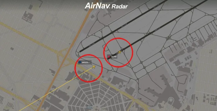 Investigan incidente entre dos aviones en el AICM; estuvieron a punto de chocar