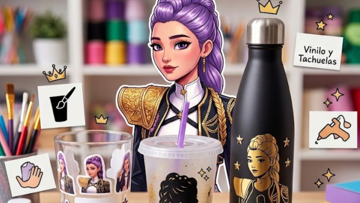5 ideas para decorar tus vasos de Rumi de las Guerreras K-Pop