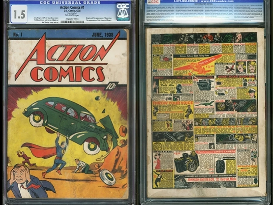 La subasta del cómic arrancó en los 110 mil dólares