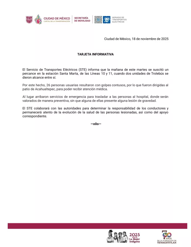 choque trolebús
