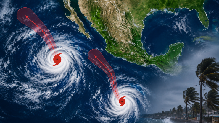 Se forman dos tormentas tropicales, “Odalys” y “Fay": ¿Dónde se encuentran y cuáles son sus efectos en México?