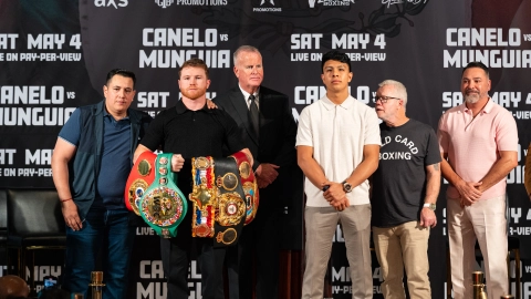 Conferencia de prensa oficial Canelo Álvarez vs Jaime Munguía