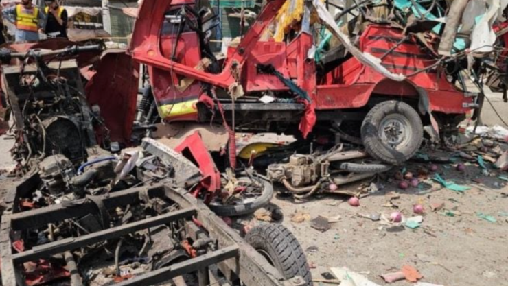 Explosión en mercado deja varias víctimas y heridos hoy martes; así quedó la zona