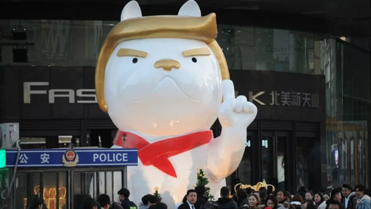 trump es un perro del año nuevo chino