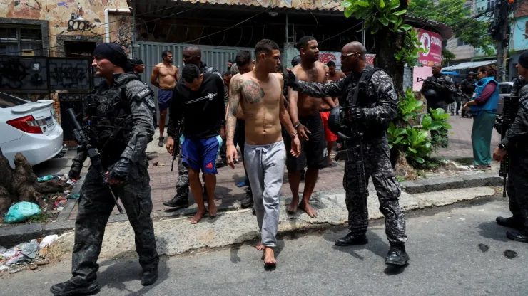Operativo en Río de Janeiro Brasil el 28 de octubre de 2025.