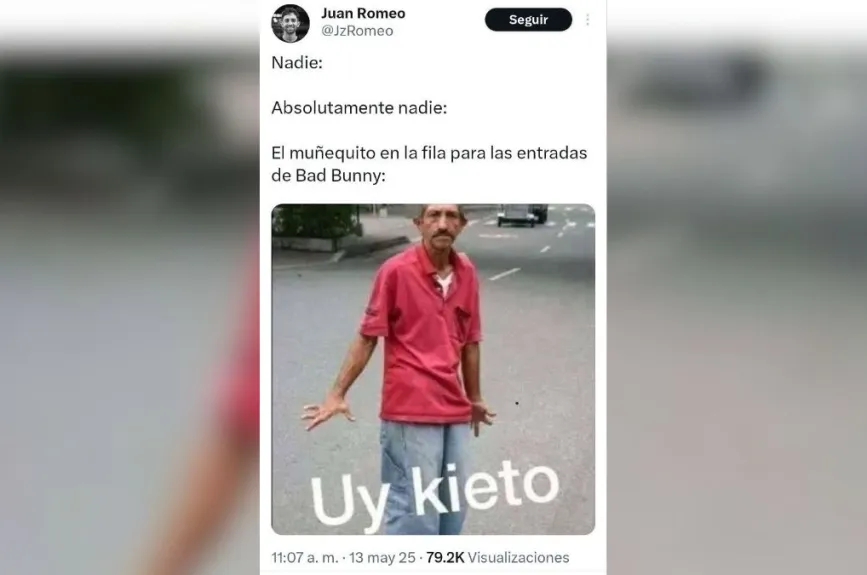 Estos son los memes que nos dejó de la venta de boletos para Bad Bunny 2025