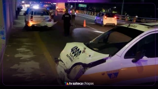 Accidente taxis Tuxtla