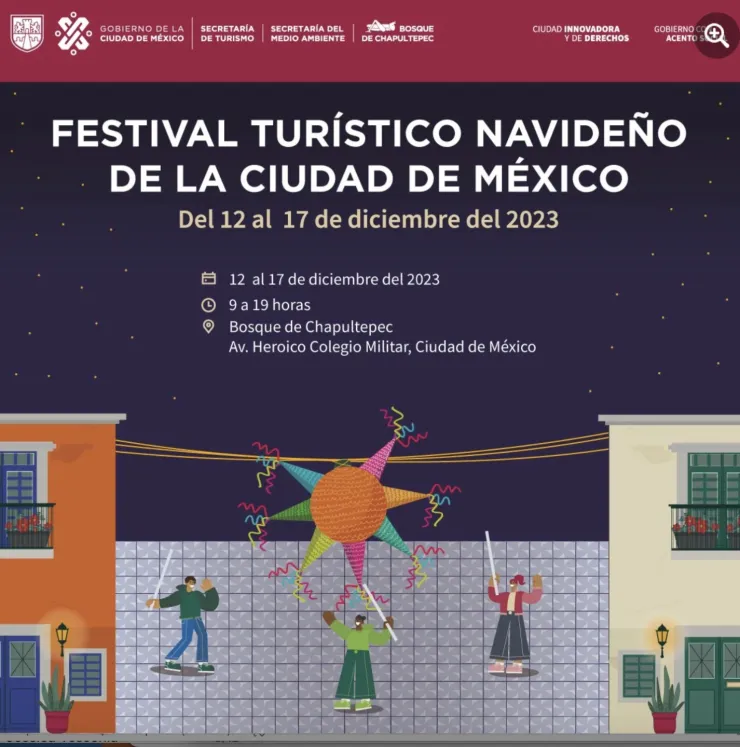 Inicia el primer Festival Turístico Navideño en Chapultepec
