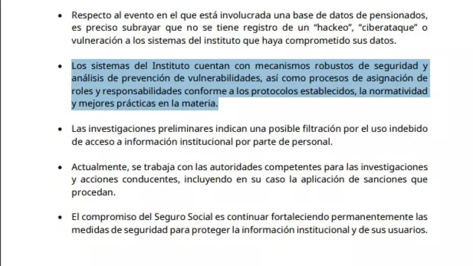 comunicado IMSS